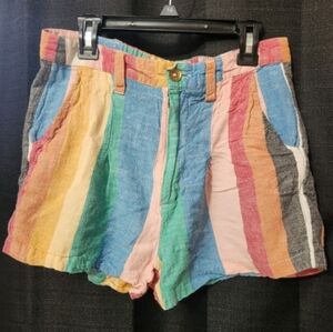 Billabong striped shorts with pockets SZ M